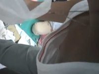 フリマ胸チラ盗撮！地面に並べた商品を手に取るとぱっくり胸元が開いちゃう女性たち