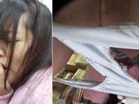 書店痴漢！おま〇こをイジっても我慢してる立ち読み女子に大量ぶっかけ