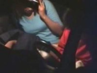カーセックス盗撮！激しく腰を振って終わった後は車内灯をつけて顔を見せてくれる