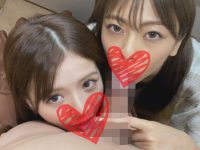 【卑猥パンツ○撮】【生ハメ援助】【W無毛ワレメ】Mちゃん＆Мちゃん